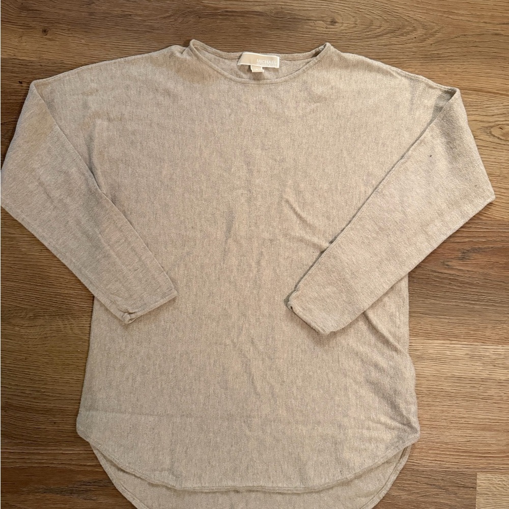 Michael Kors Taupe Knit Top